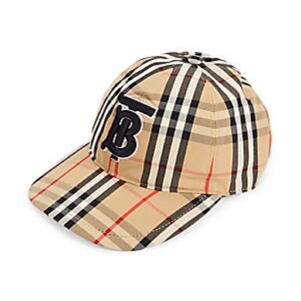 Burberry Plaid TB Women’s Baseball Cap